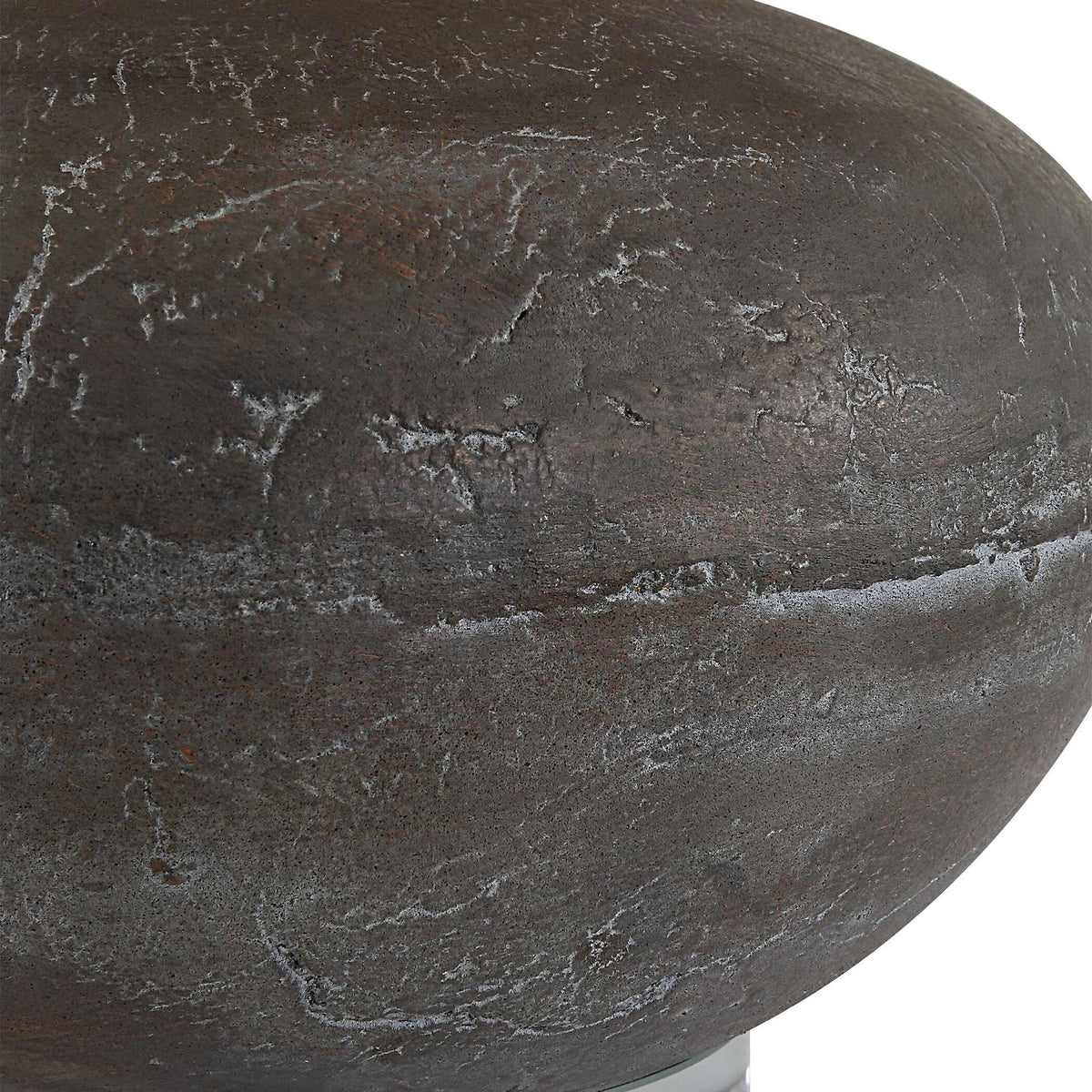 Gray Stone Table Lamp