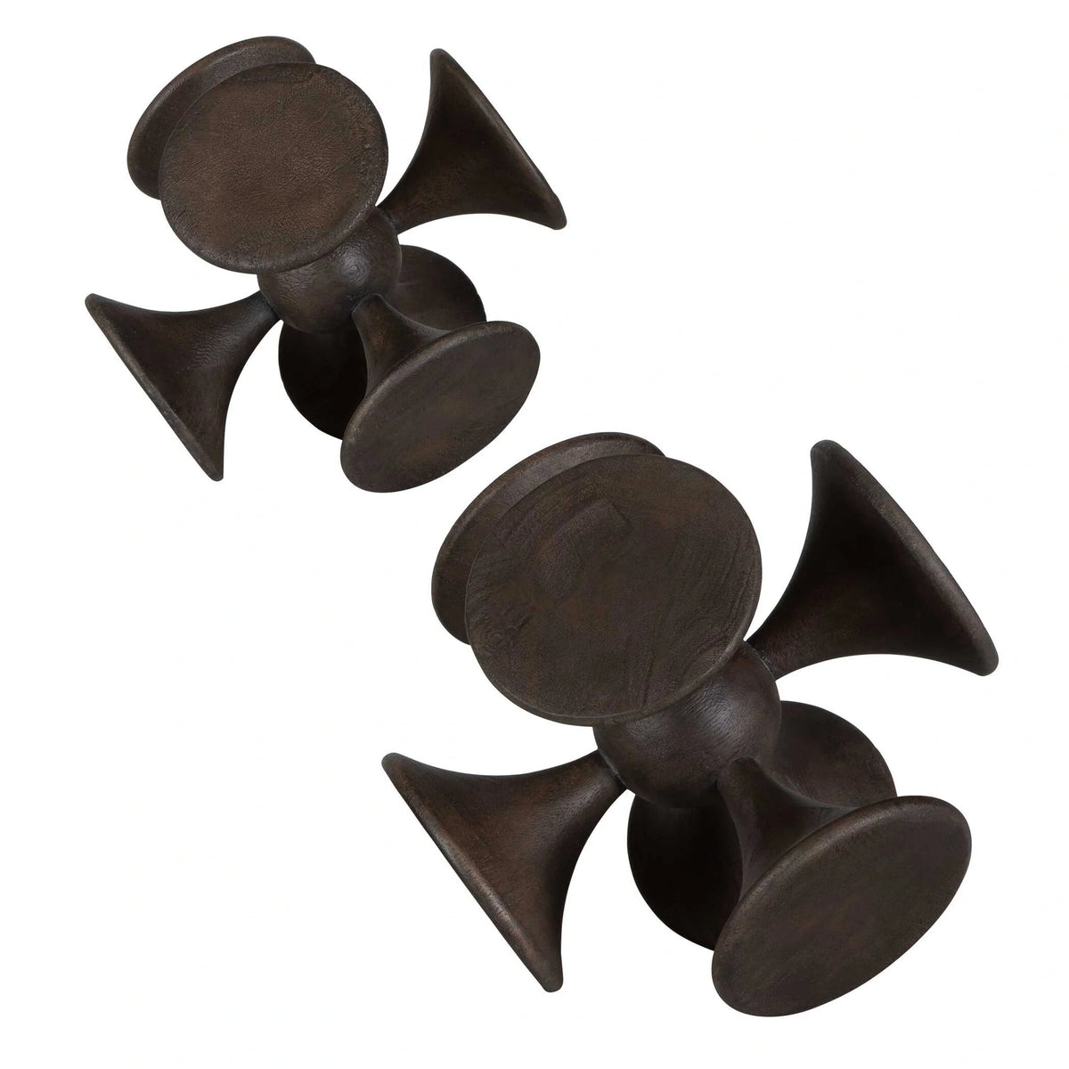 Harmony Dark Wooden Sculptures Set/2