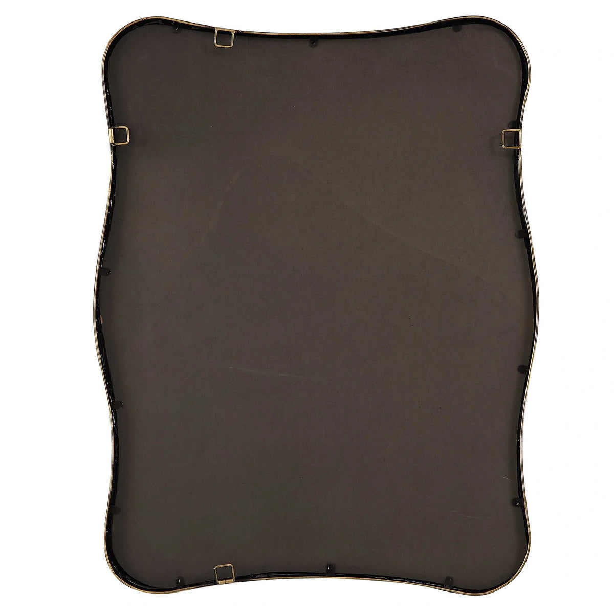 Curvy Black Vanity Mirror