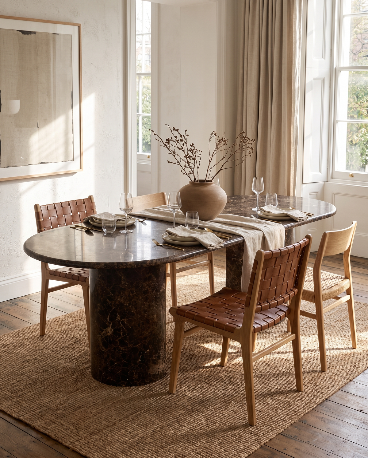 Dante Dining Table, 98in