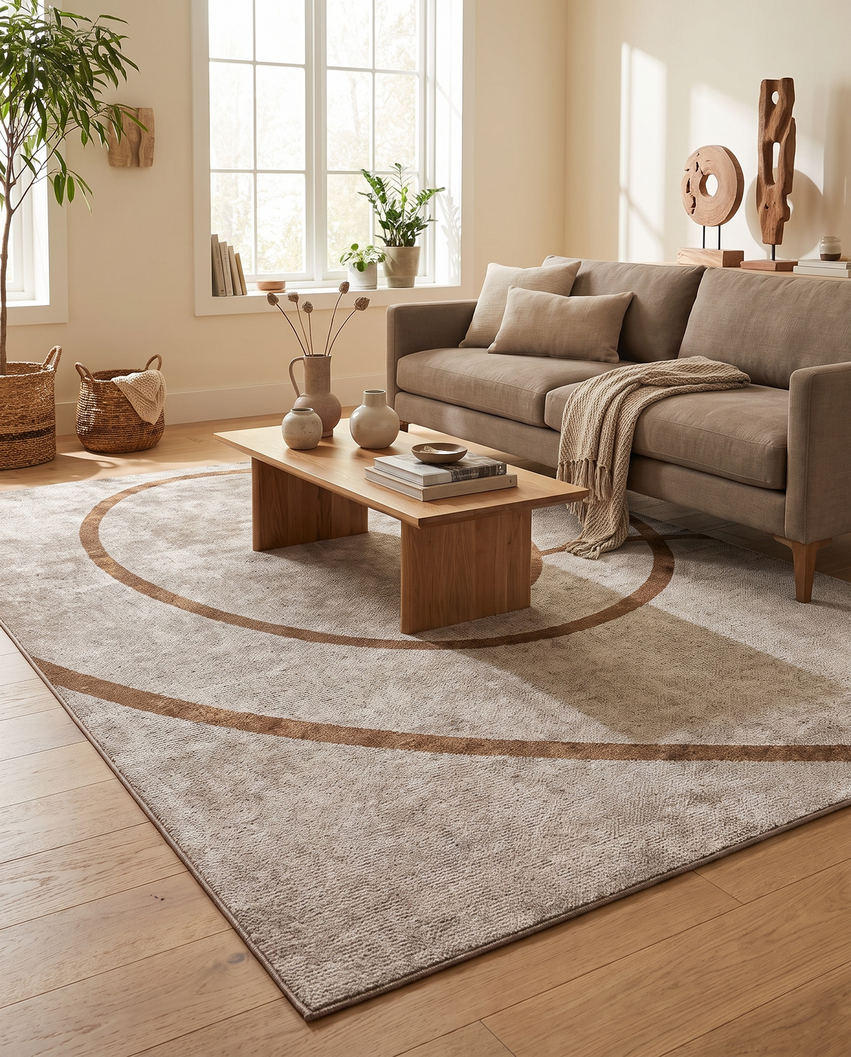 Signature Cacao - Bone Rug