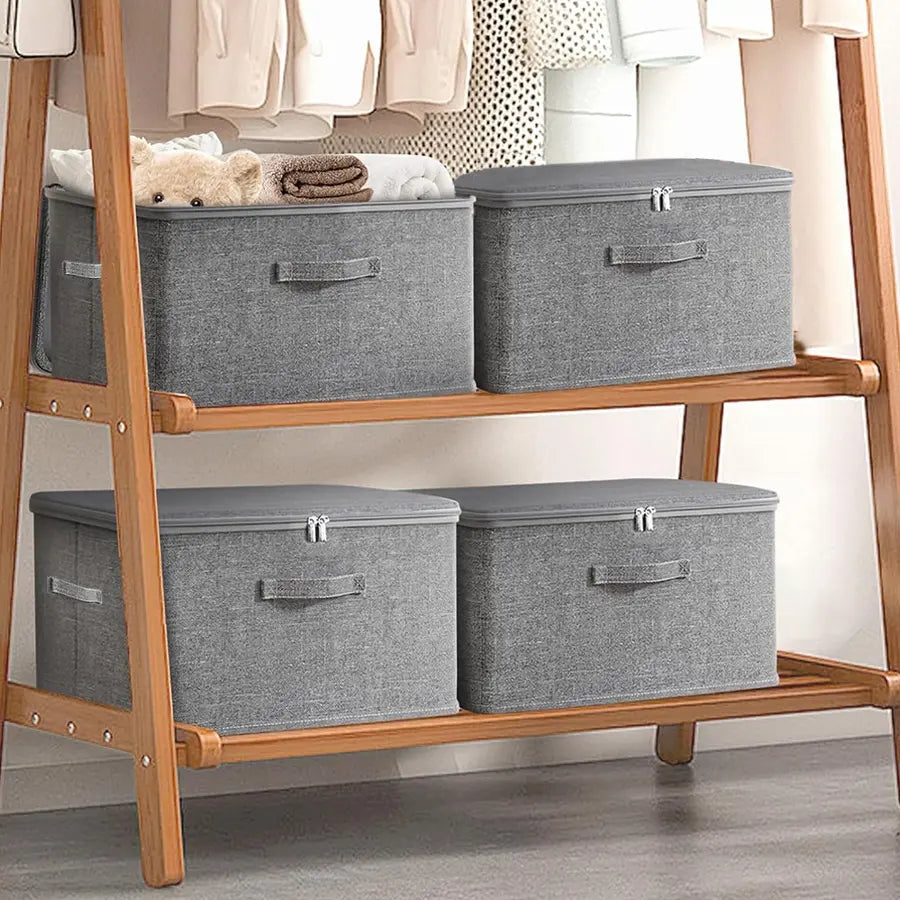 4-Piece Extra Large Stackable Storage Organizer Set
