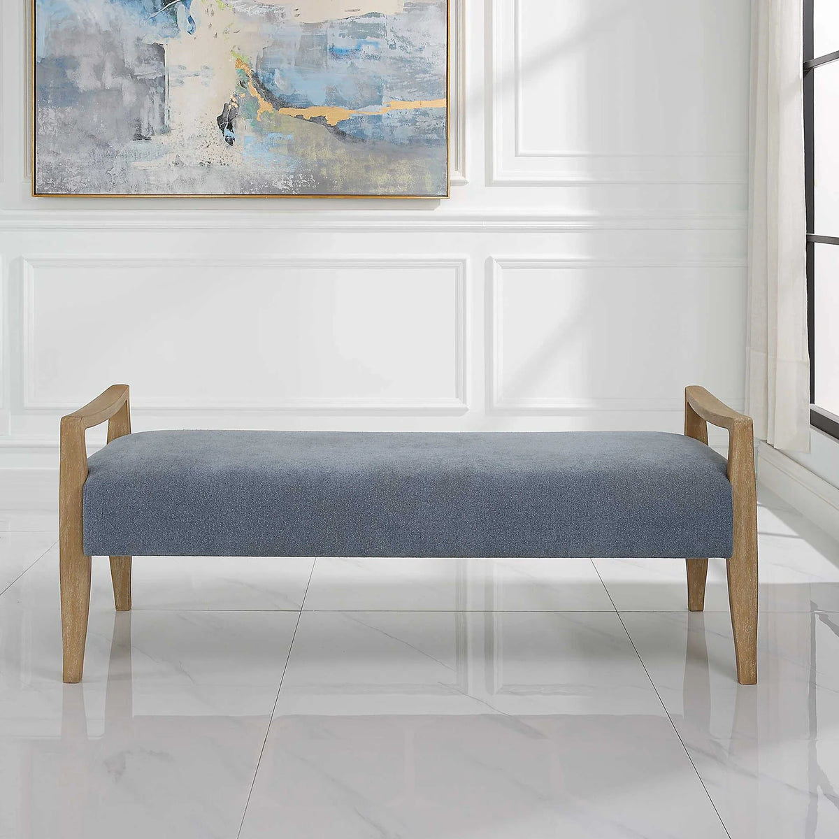 Sky Blue Bench