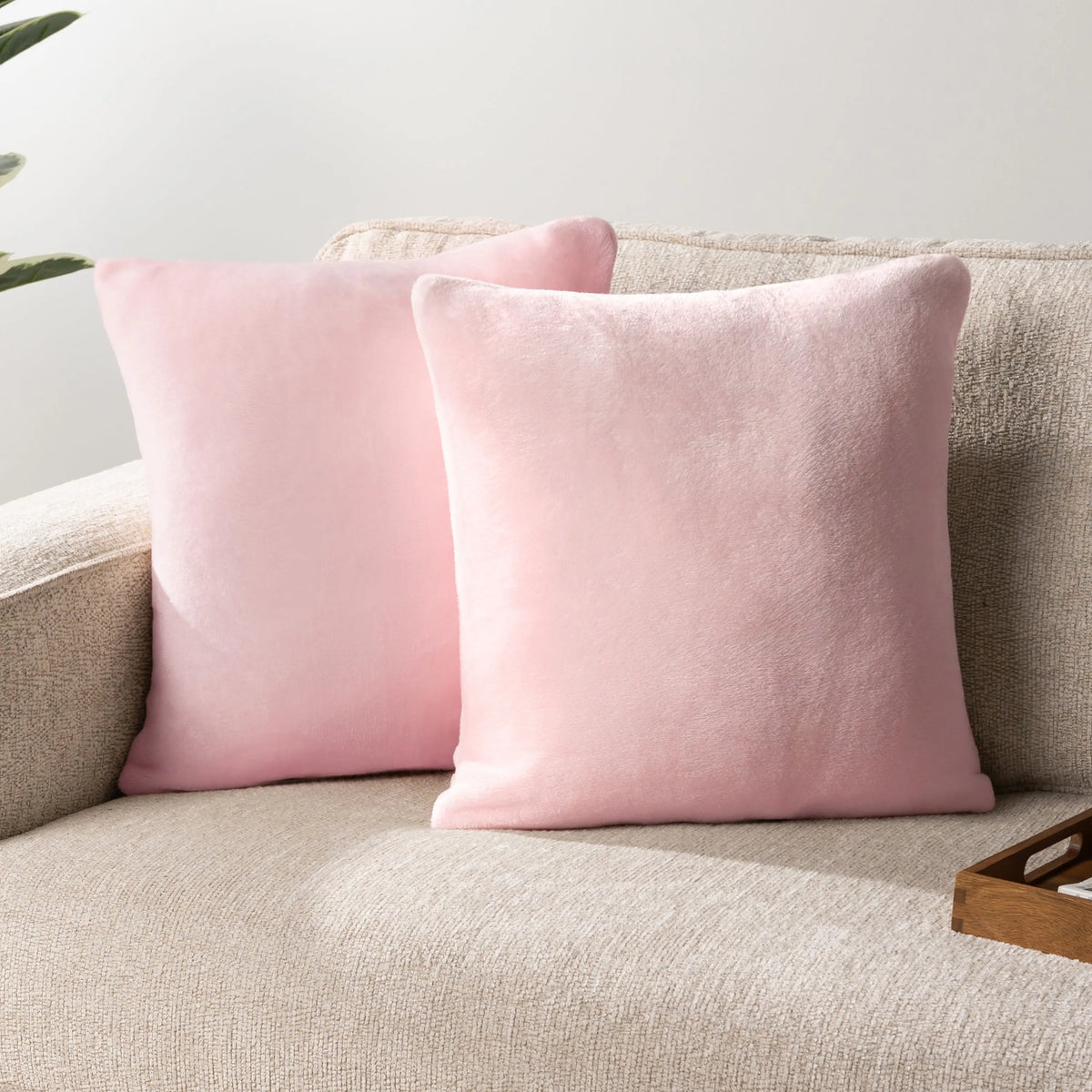Transform Your Space with PAVILIA Decorative Throw Pillow Covers - Set of 2 Luxurious Velvet Cases for a Cozy Boho Aesthetic in Your Bedroom or Living Room