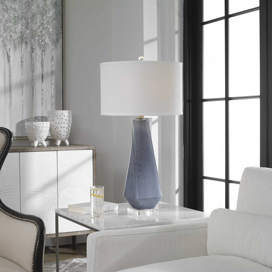 Charcoal Gray Table Lamp
