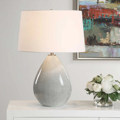 Gray Glaze Table Lamp