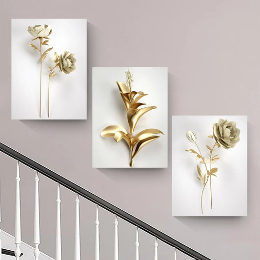3-Piece Wooden Frame Canvas Art Set