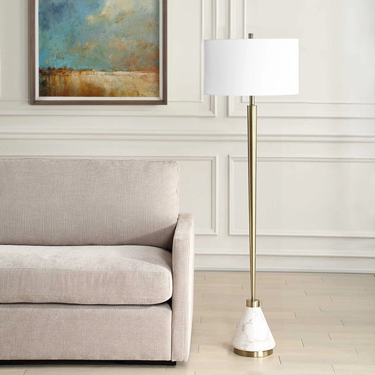 Tapered Metal Floor Lamp