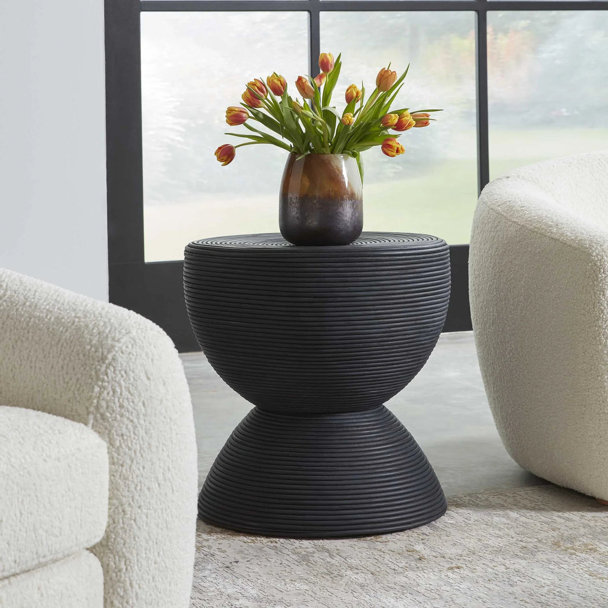 Rattan Side Table