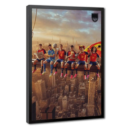 Elevate Your Space with the Spain Team 2026 Championship Canvas Wall Poster - Celebrate Soccer Glory in Style!