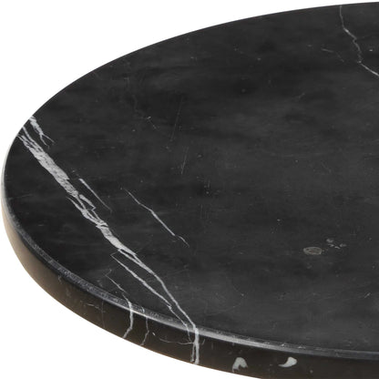 Black Marble Accent Table