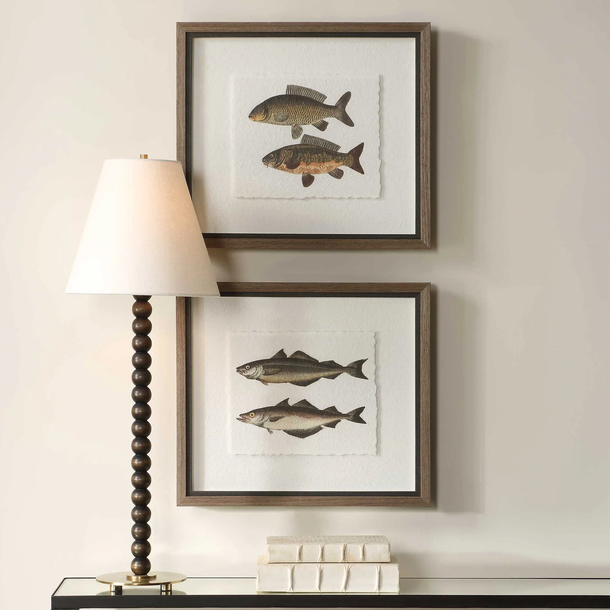 Framed Fish Prints Set/2