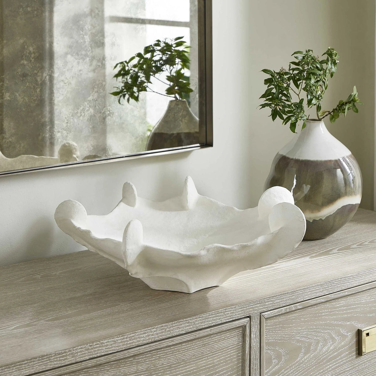 White Outdoor Bowl