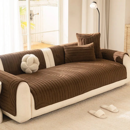 Soft Cotton Velvet Sofa Cushion