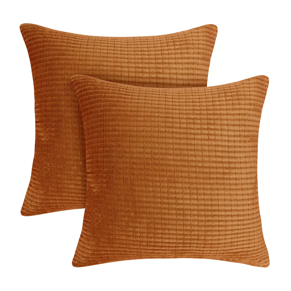 Elevate Your Home Decor with Deconovo's Luxurious Corduroy Stripe Throw Pillow Covers - Set of 2