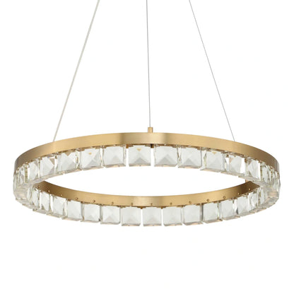 Round Crystal LED Chandelier