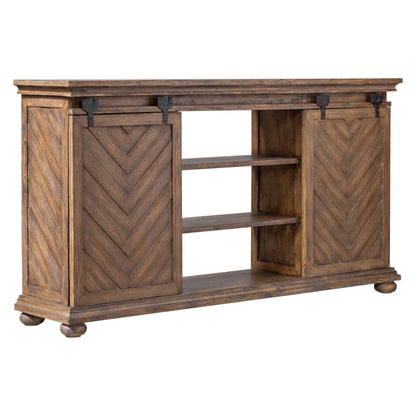 Barn Door Media Console
