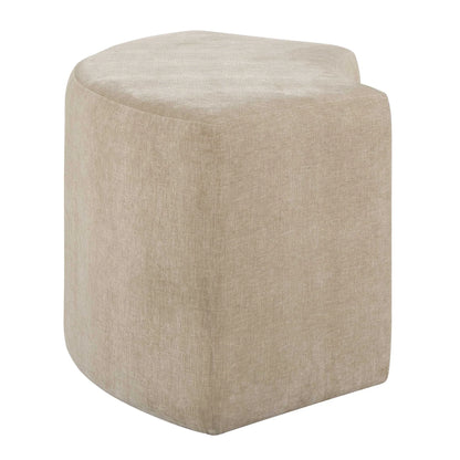 Rounded Plush Dining Bench
