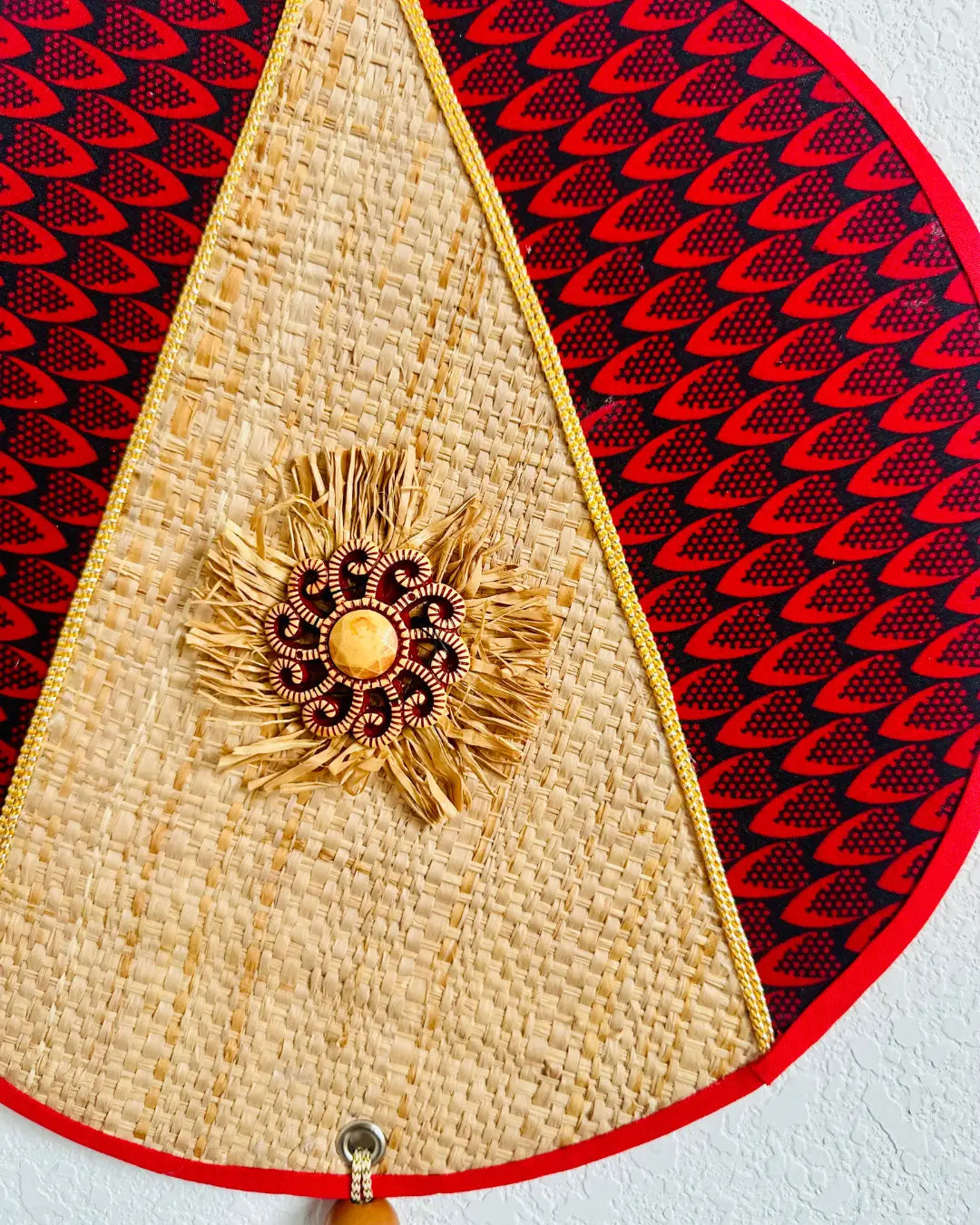 Heart of Light: Unique Handmade Wall Hanging for Vibrant Home Decor