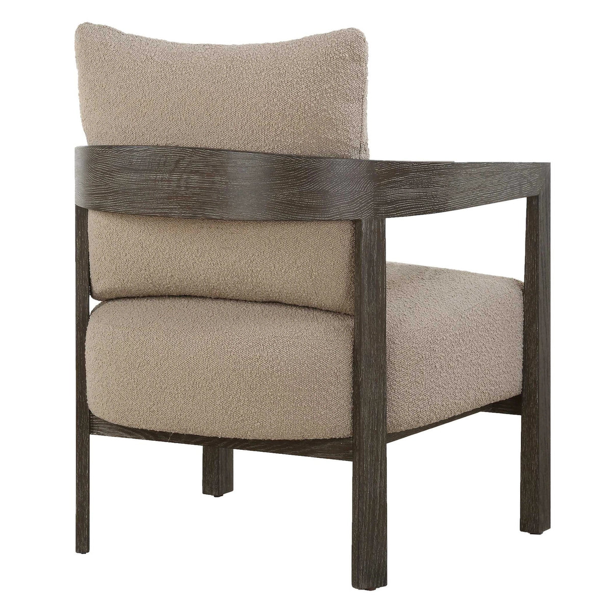 Sand Fabric Accent Chair