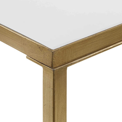 Mirrored Glass Console Table