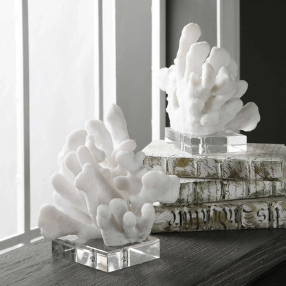 White Bookends Set/2