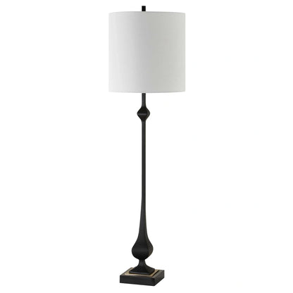 Black Marble Buffet Lamp