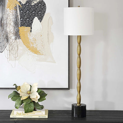 Brass Buffet Lamp