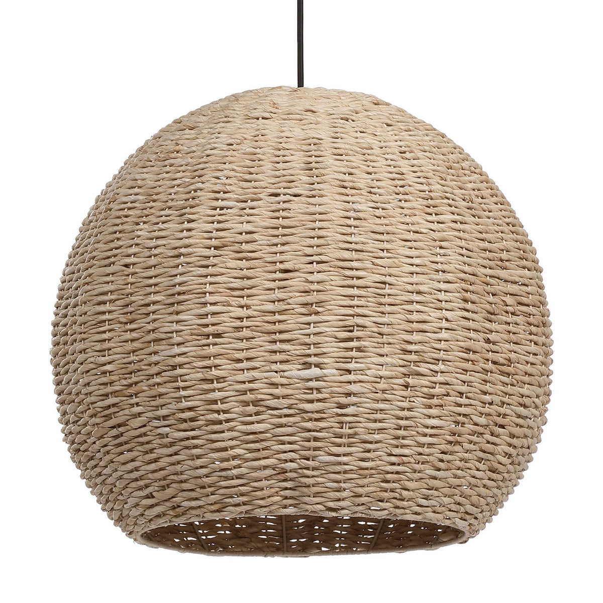 Woven Seagrass Dome Pendant