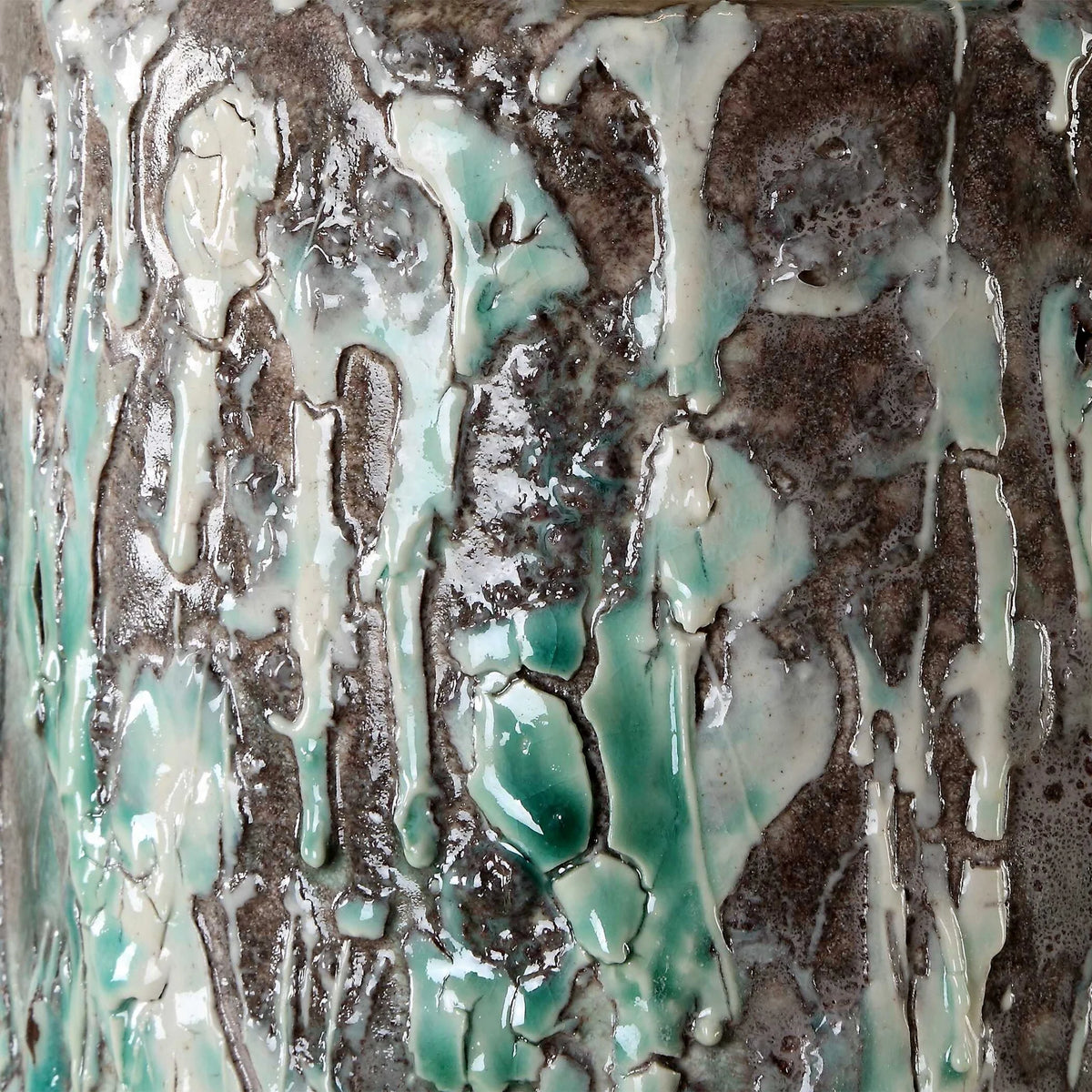 Ivory Teal Table Lamp