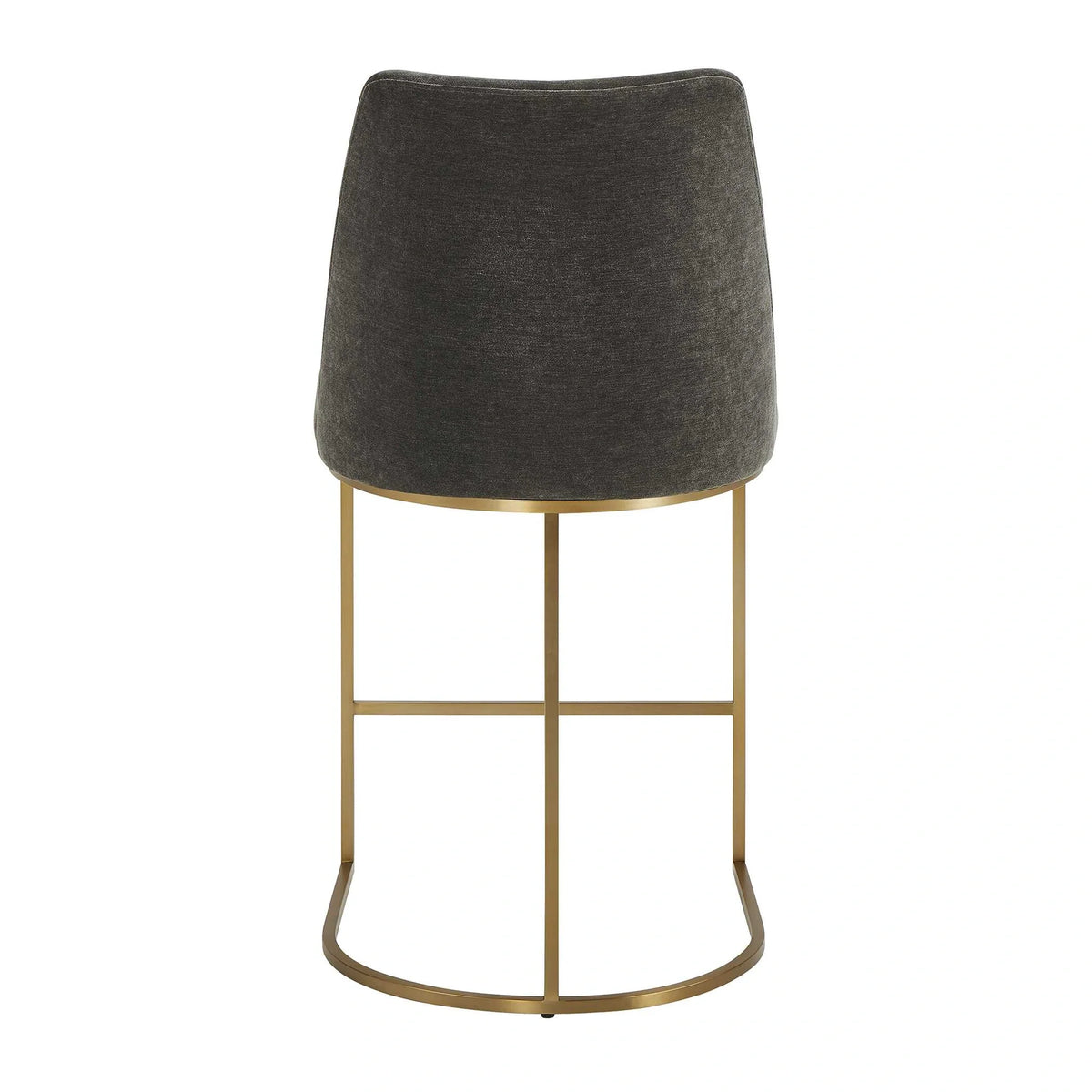 Curved Steel Counter Stool