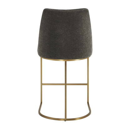 Curved Steel Counter Stool