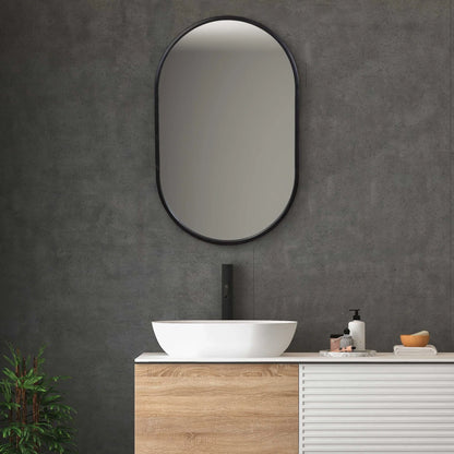 Minimalist Oval Mirror