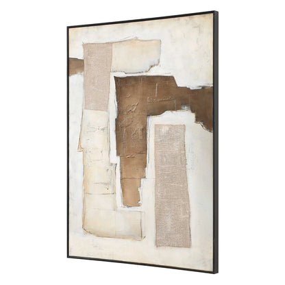 Abstract Mixed Media Canvas