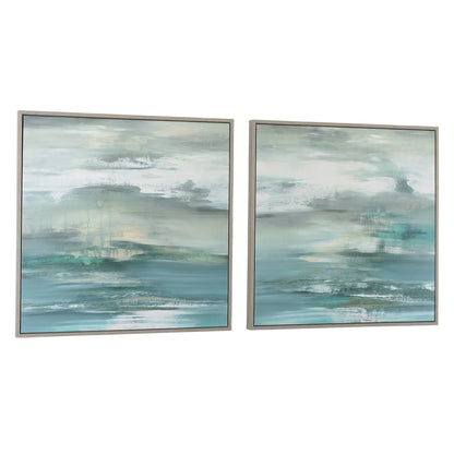 Framed Canvases, S/2