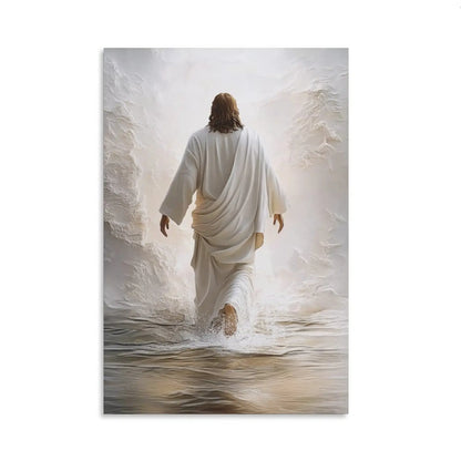 Stunning Vintage Jesus Nativity Wall Art Set - Perfect Christian Decor for Your Living Room, Bedroom, or Prayer Room