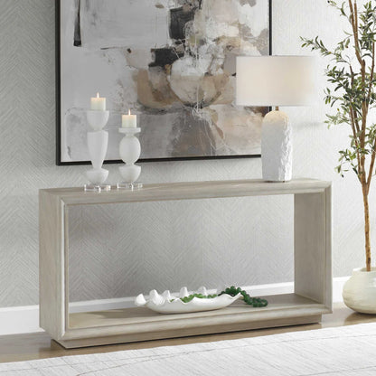 Light Oak Console Table