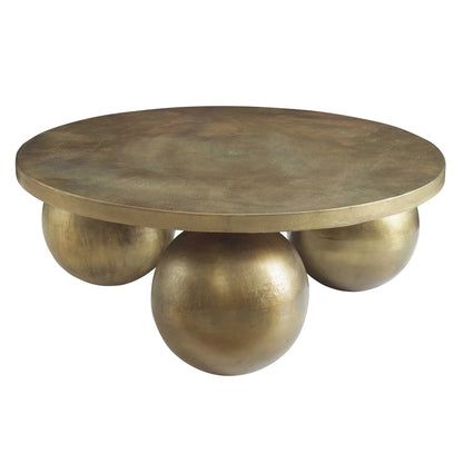 Antique Brass Coffee Table