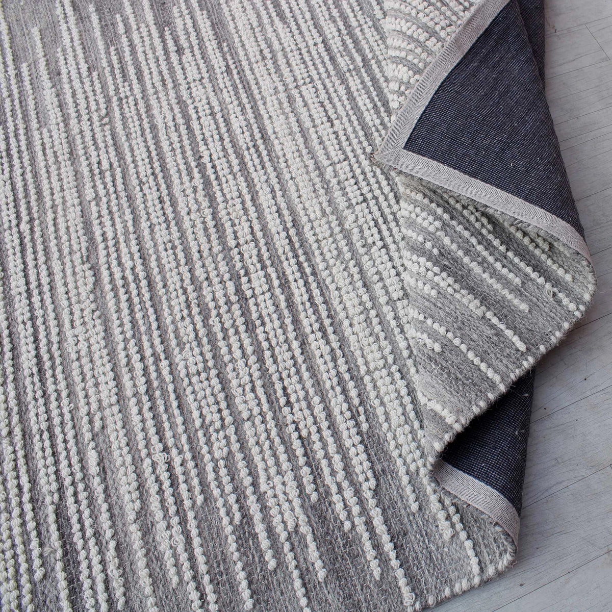 Gray Wool Rug