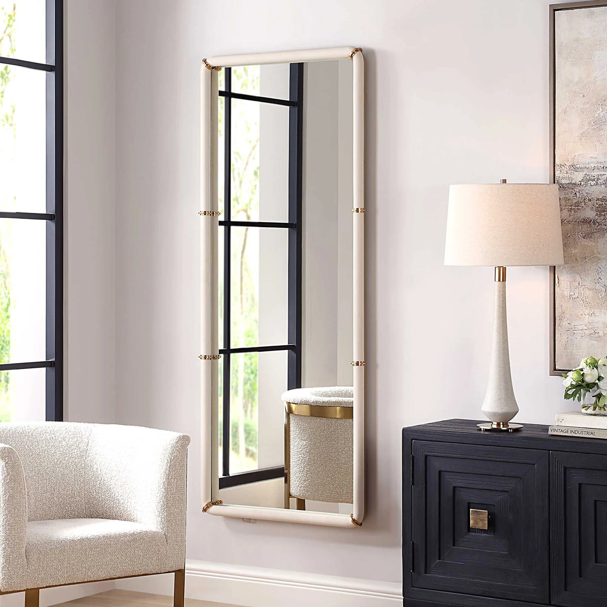 White Dressing Mirror