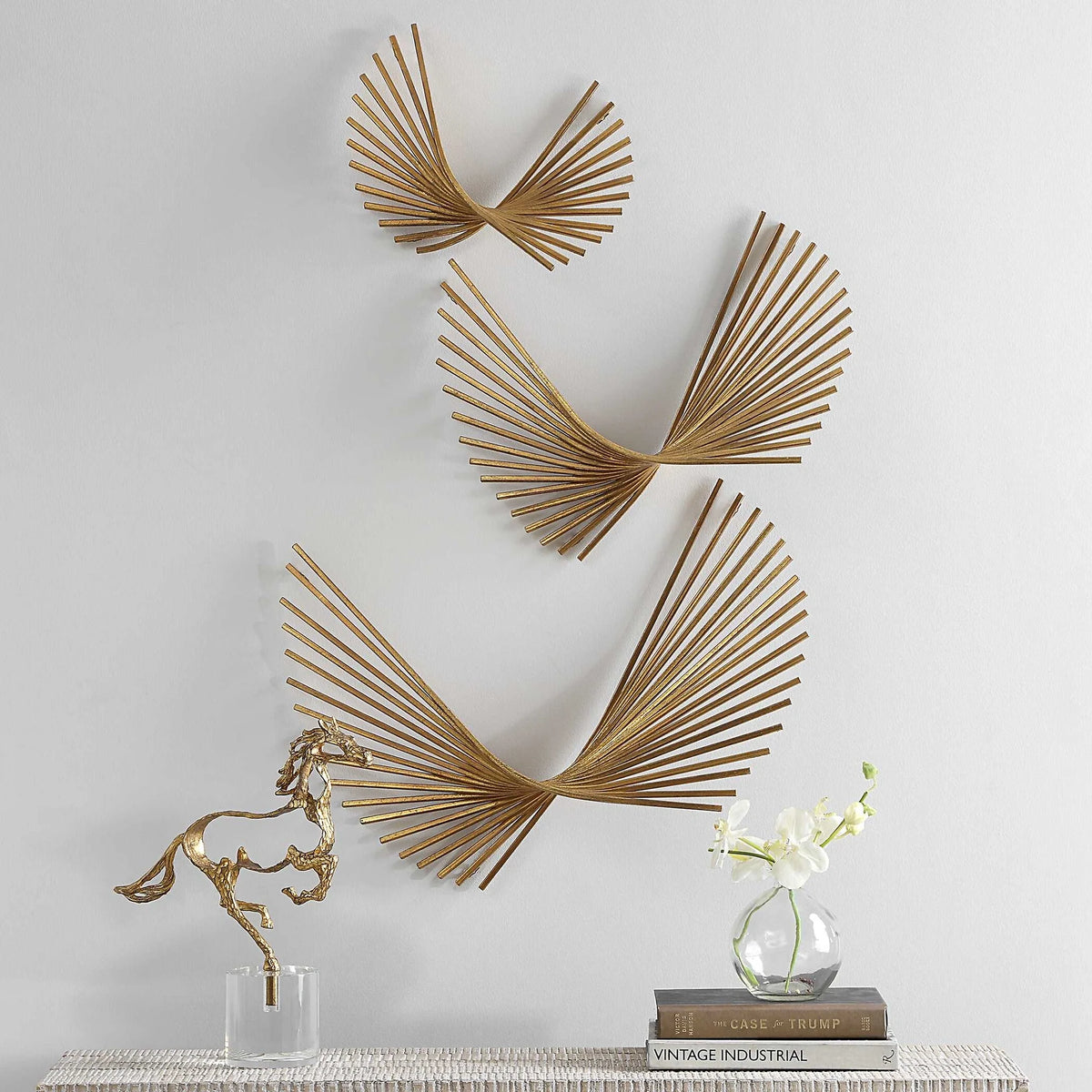 Antique Gold Wall Decor Set/3