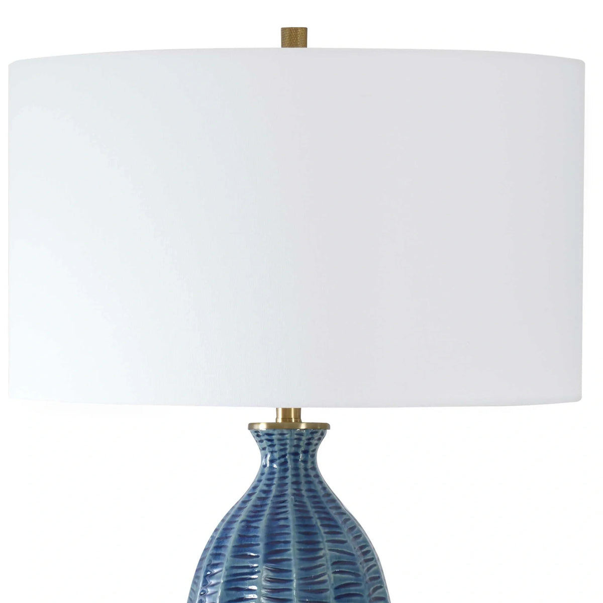 Coastal Blue Ceramic Table Lamp
