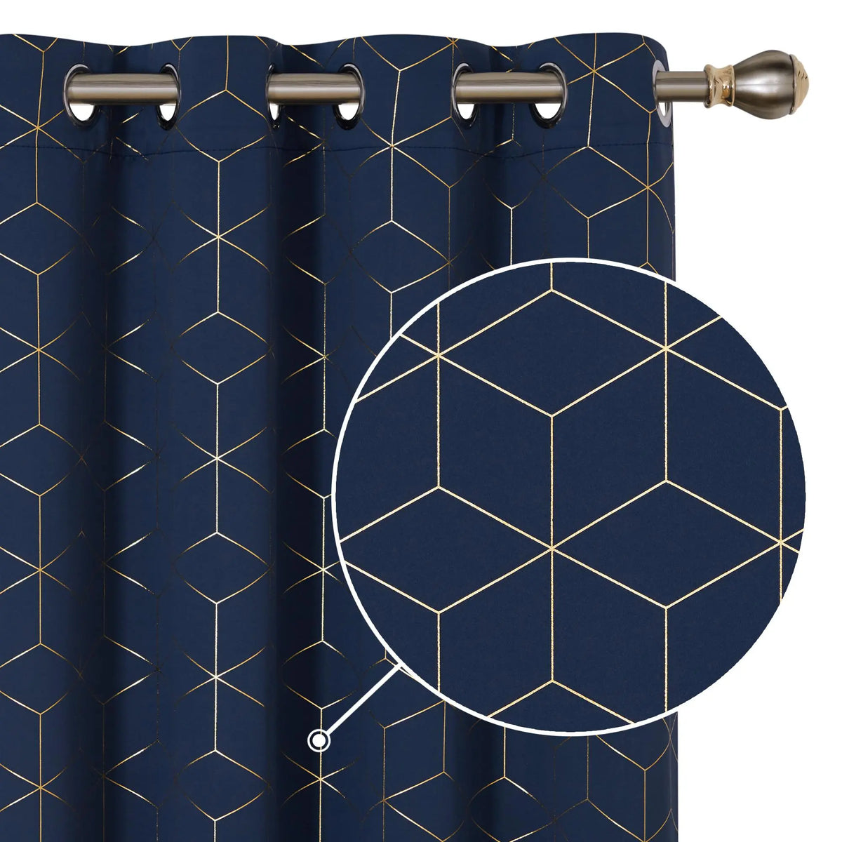 Blackout Curtain Panels | 100% Polyester, Thermal Insulated, Grommet Top | Wide Size Range, Set of 2