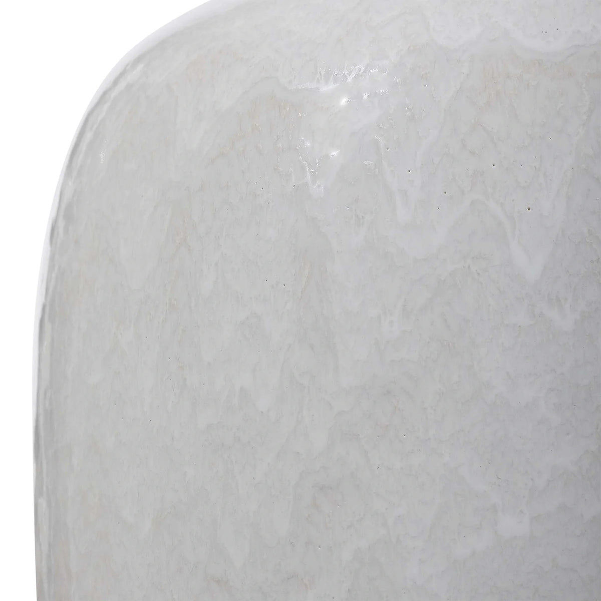 White Glaze Table Lamp