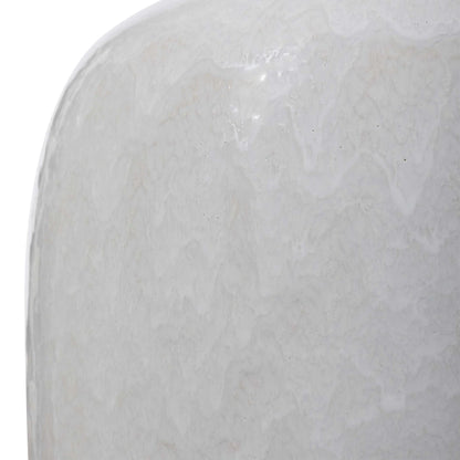 White Glaze Table Lamp