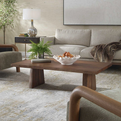 Live Edge Suar Wood Coffee Table