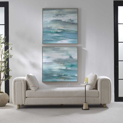 Framed Canvases, S/2