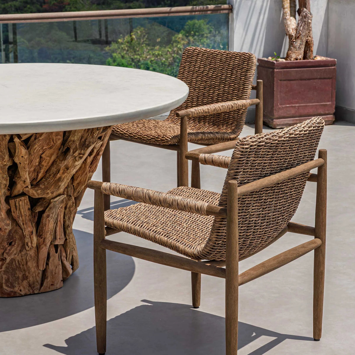 Wicker Outdoor Dining Chair
