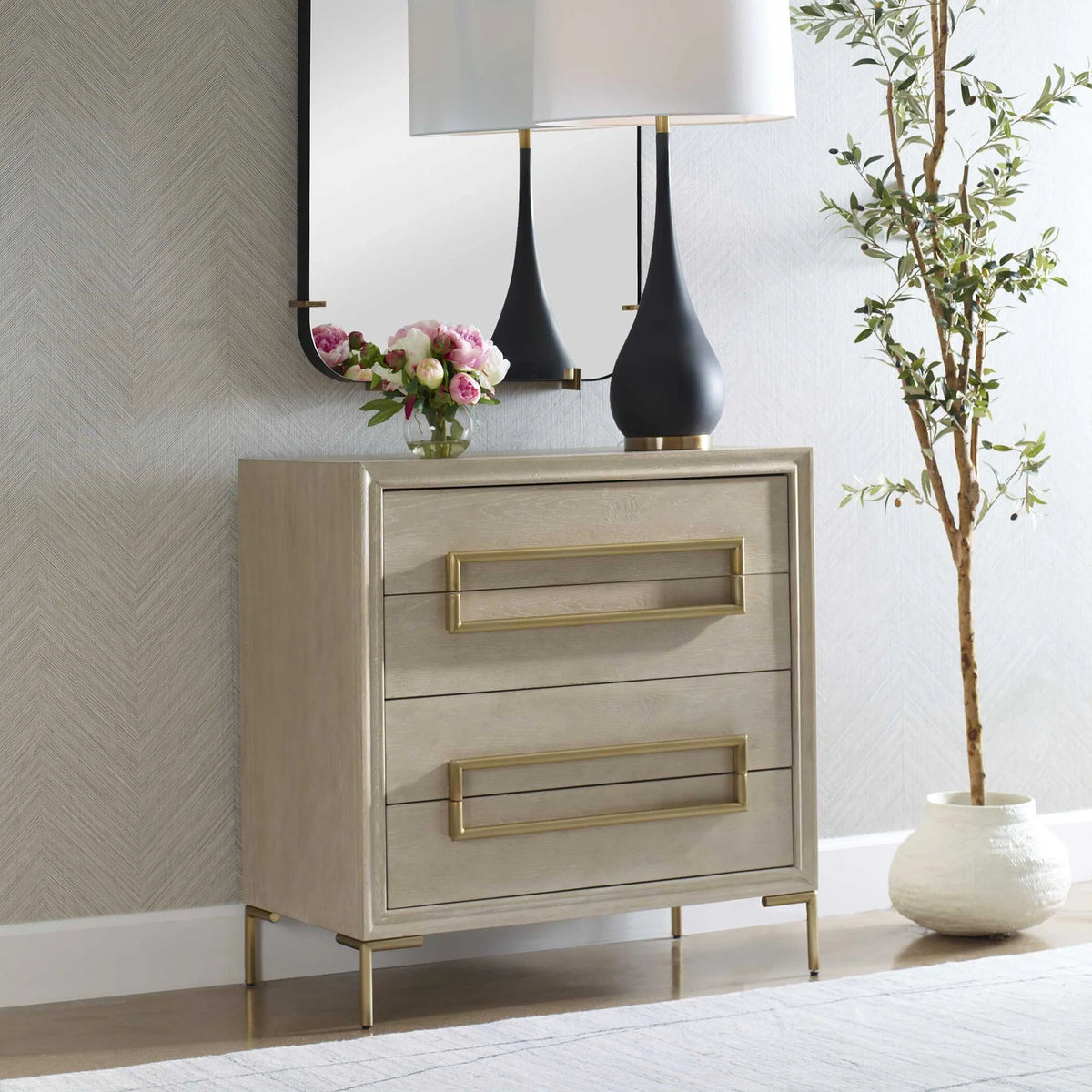 Light Oak Accent Chest