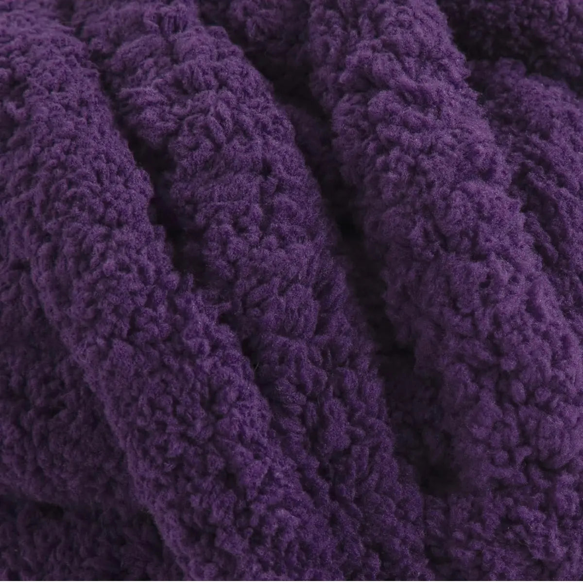 Cute Chunky Knit Blanket